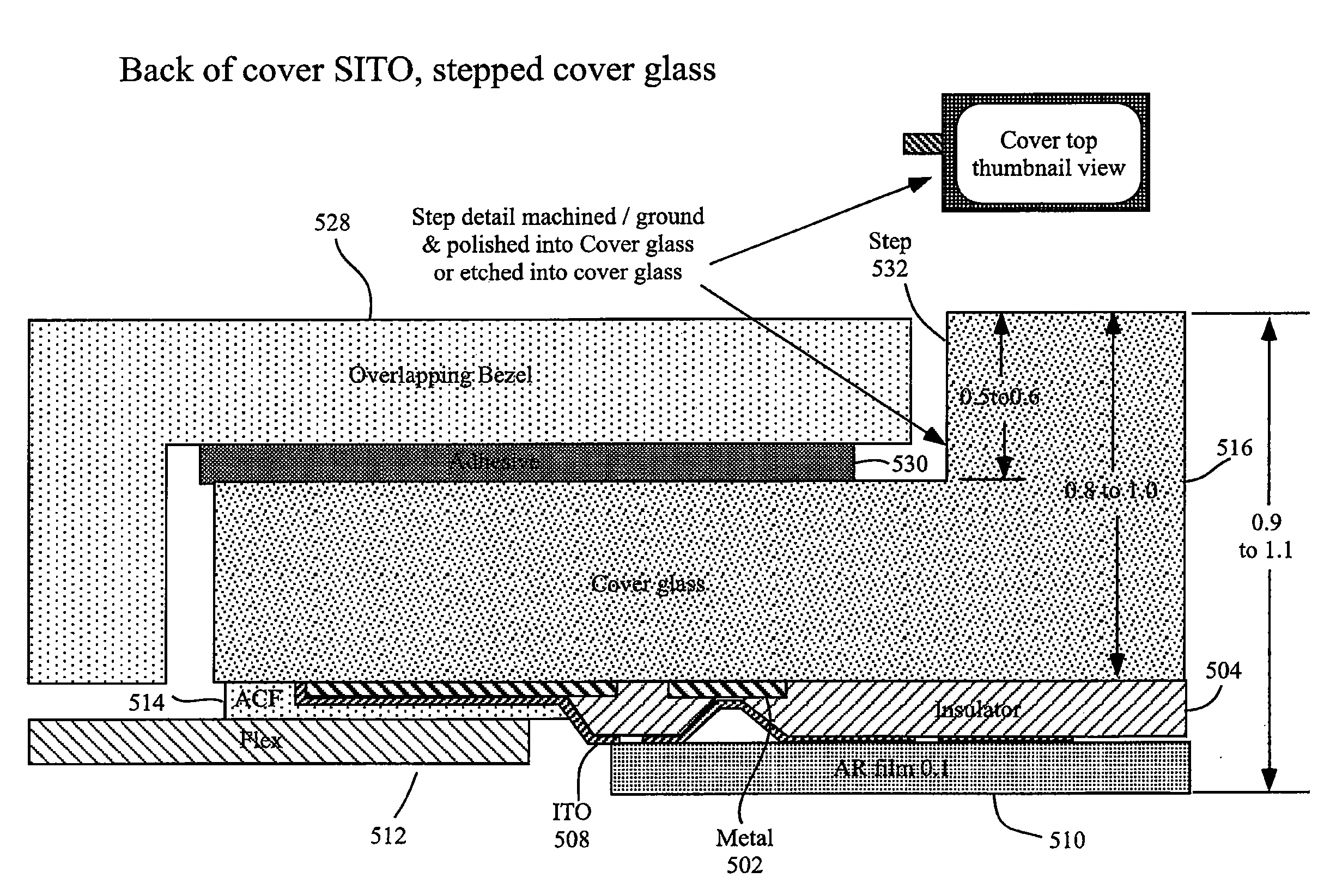 Shaping a cover glass