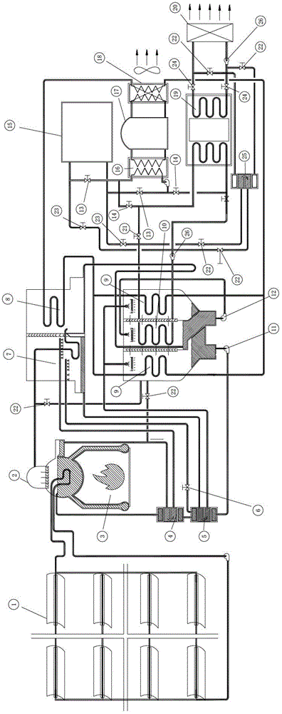 A high-efficiency multifunctional solar air conditioning system