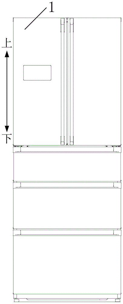 Refrigerator door body and double door refrigerator