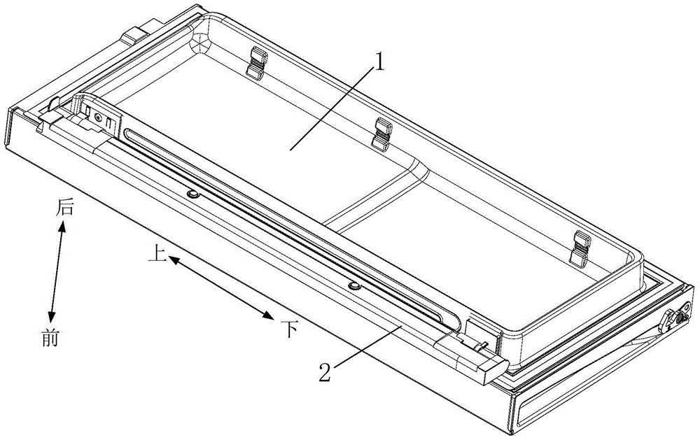 Refrigerator door body and double door refrigerator