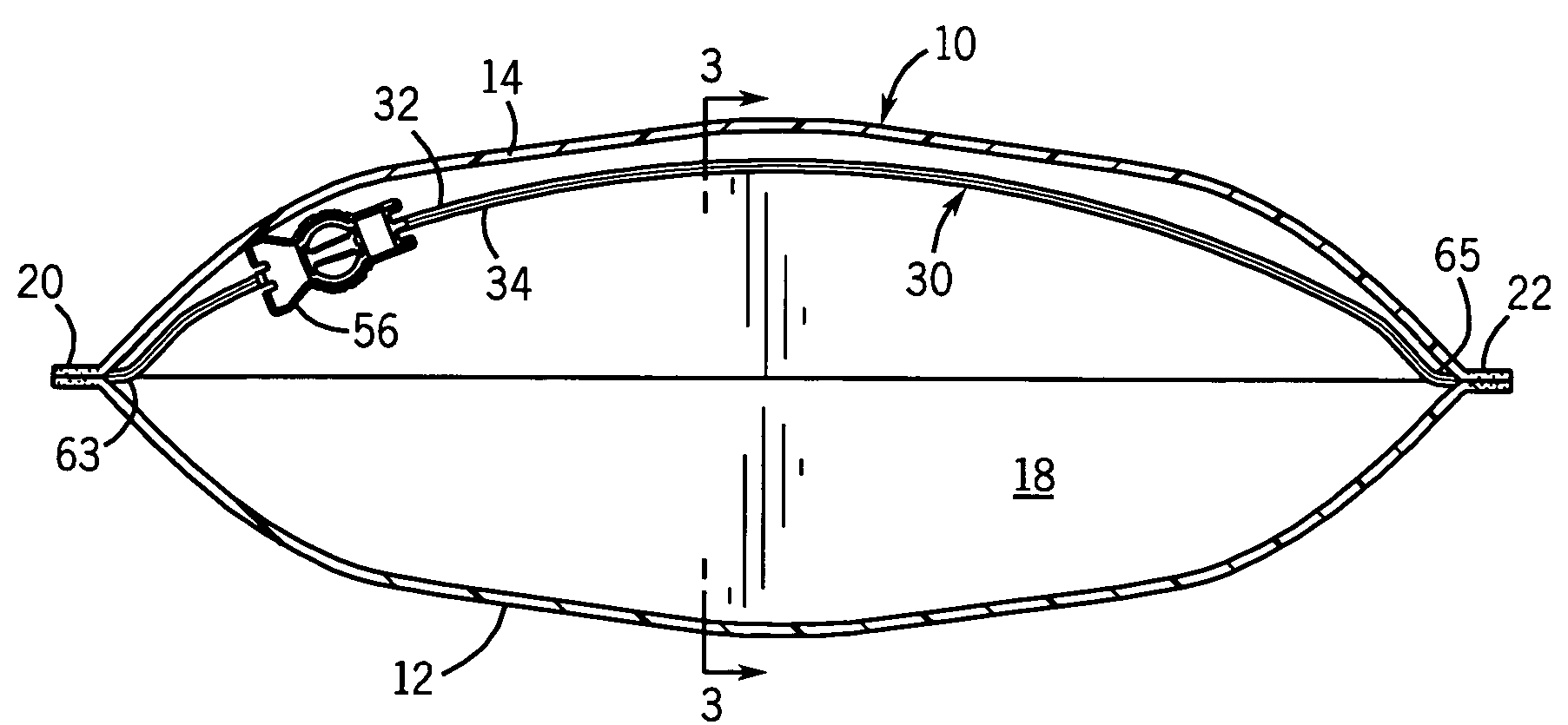 Top filled reclosable package with separate membrane and method for forming and filling the same