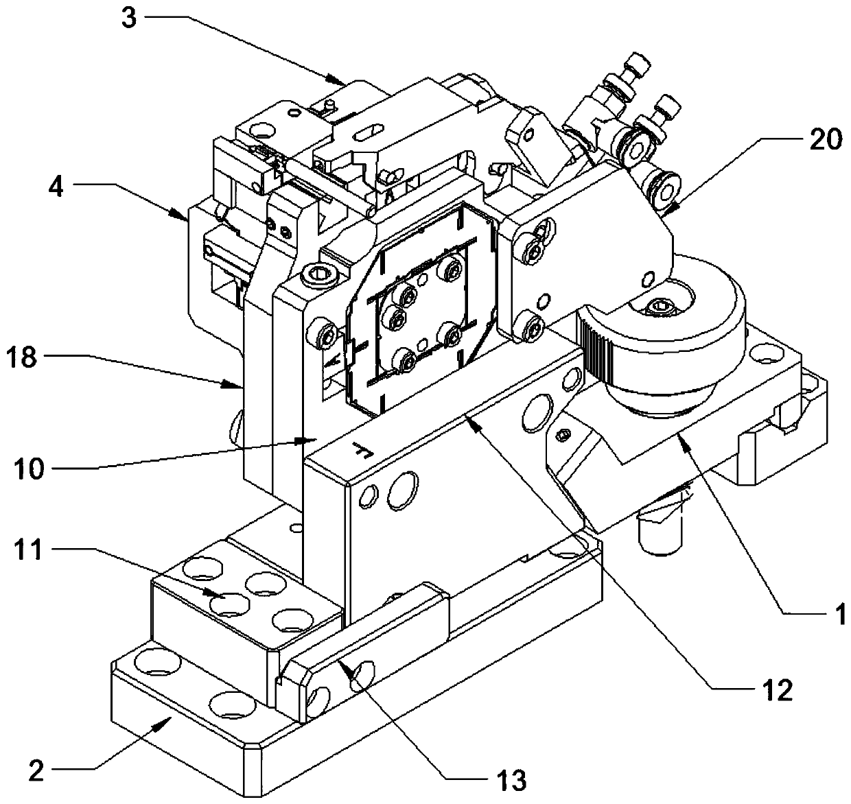 Precise micro-type adjusting base