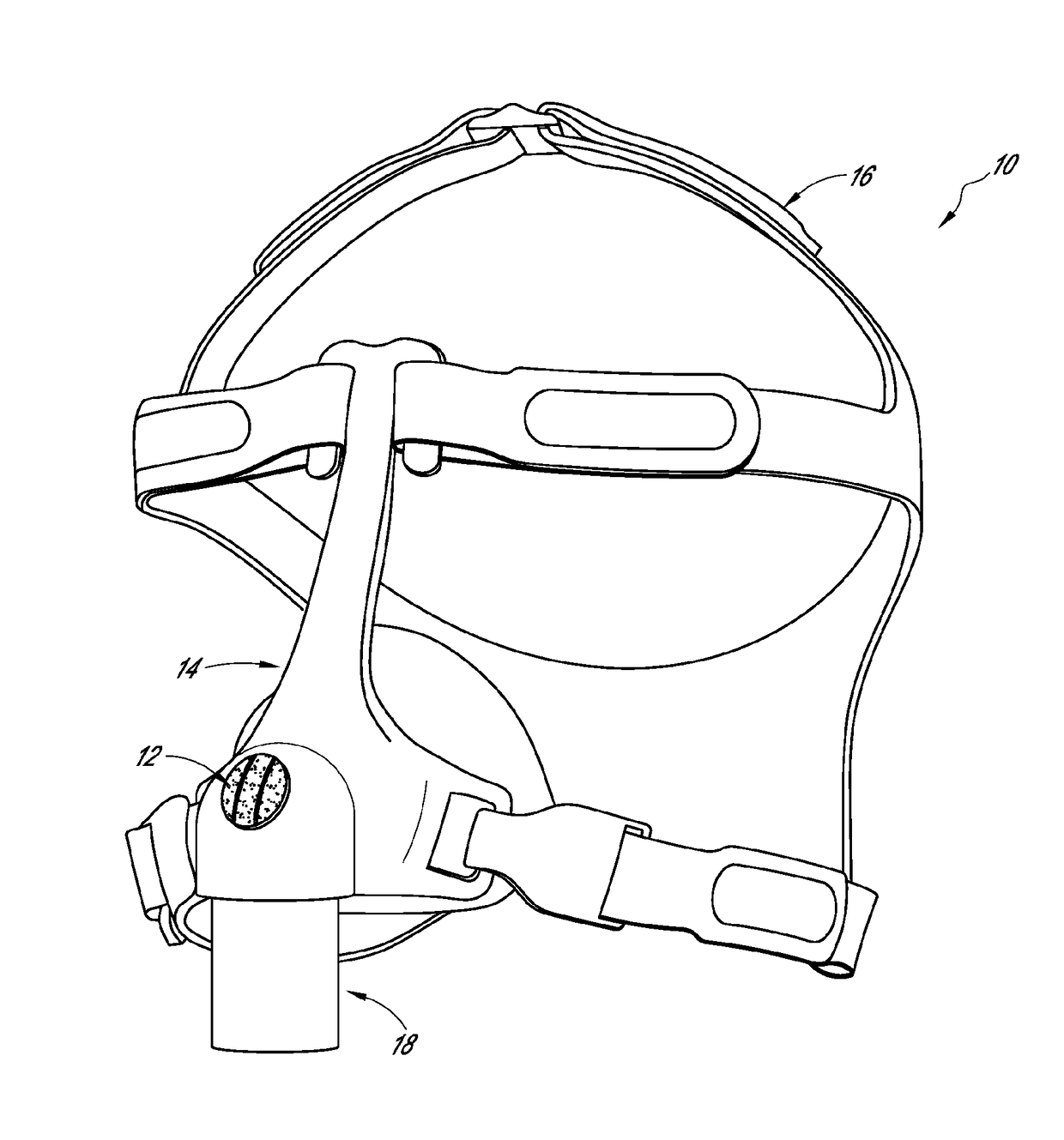 Diffuser arrangements for a vent of a respiratory interface