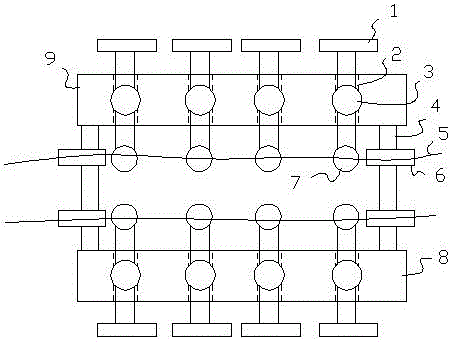 Yarn-jumping-prevention device for spinning