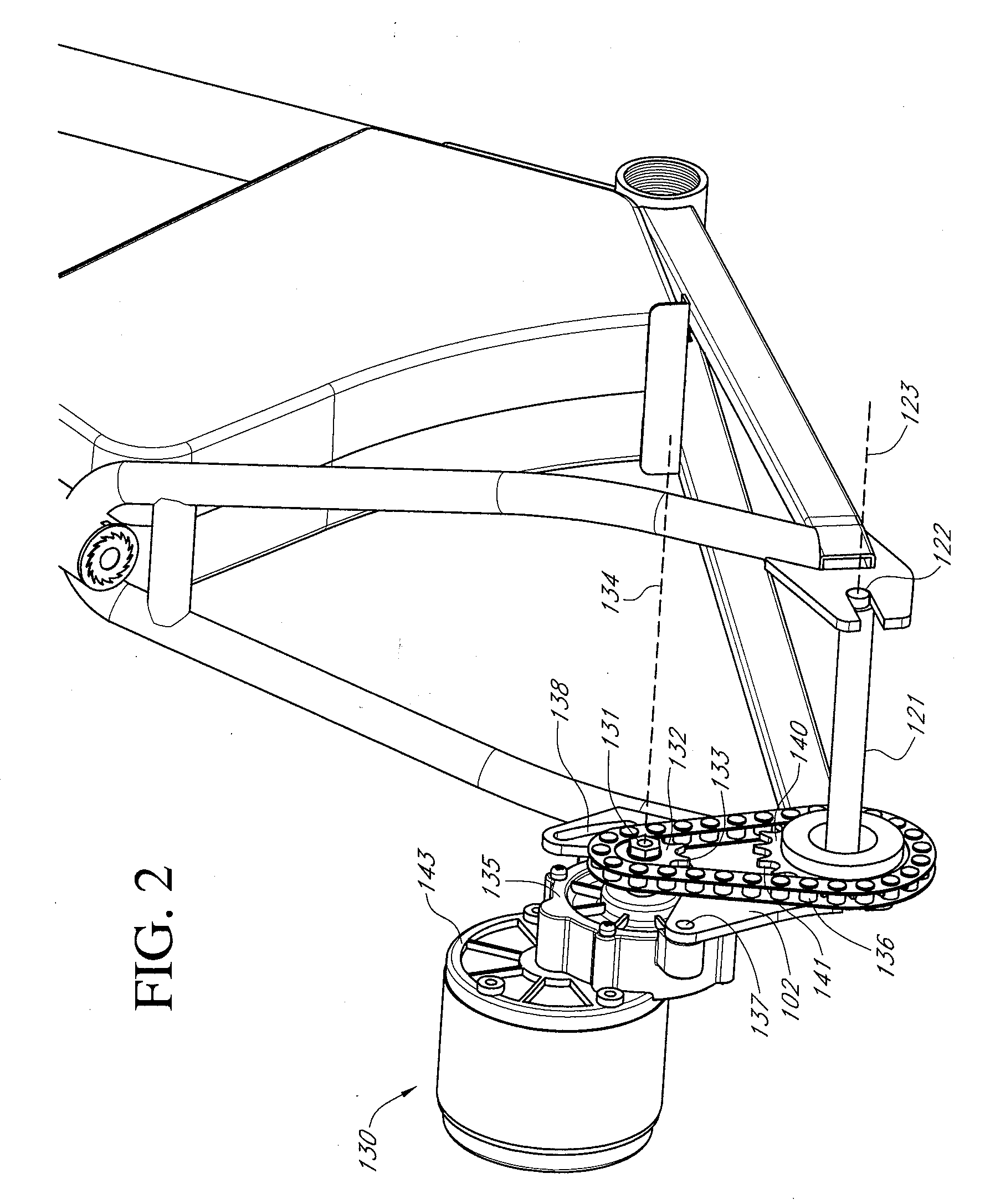 Adjustable power unit mounting attachment for vehicle