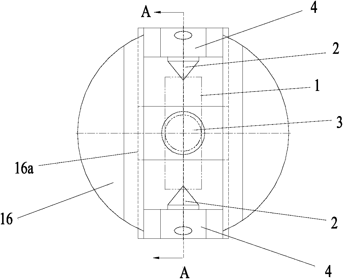 Clamp for turning universal joint