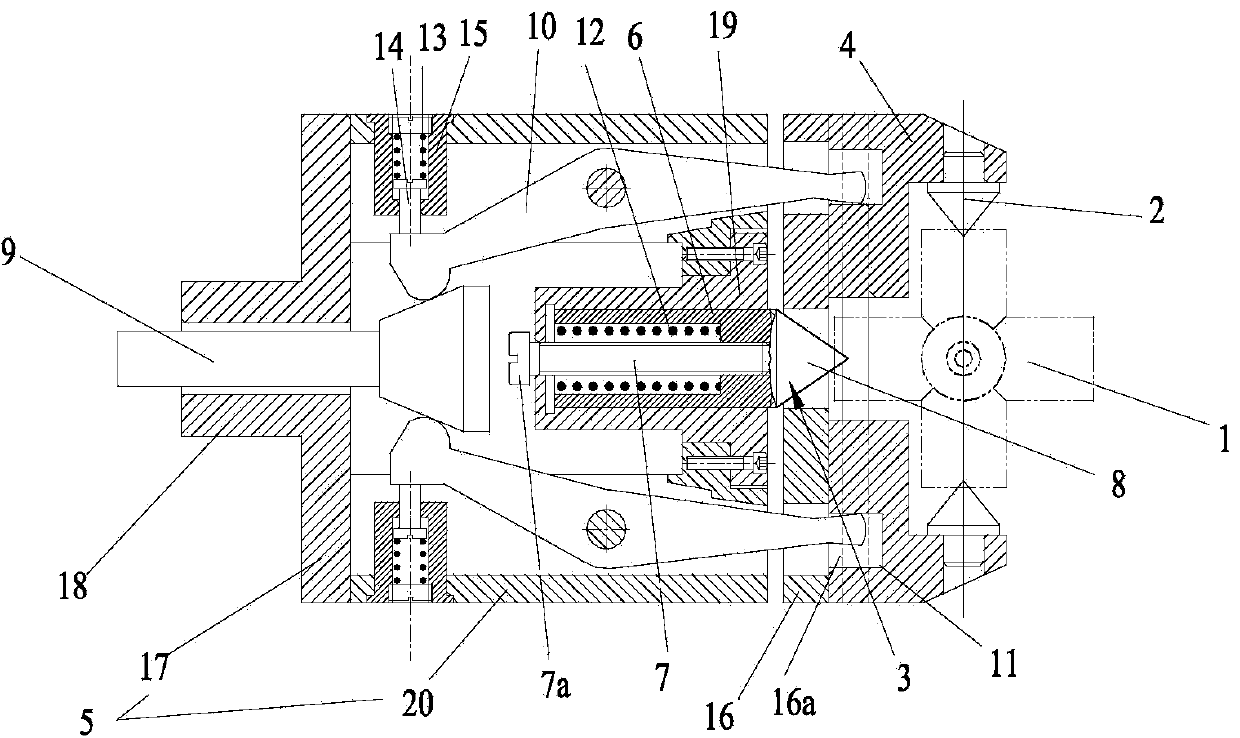 Clamp for turning universal joint