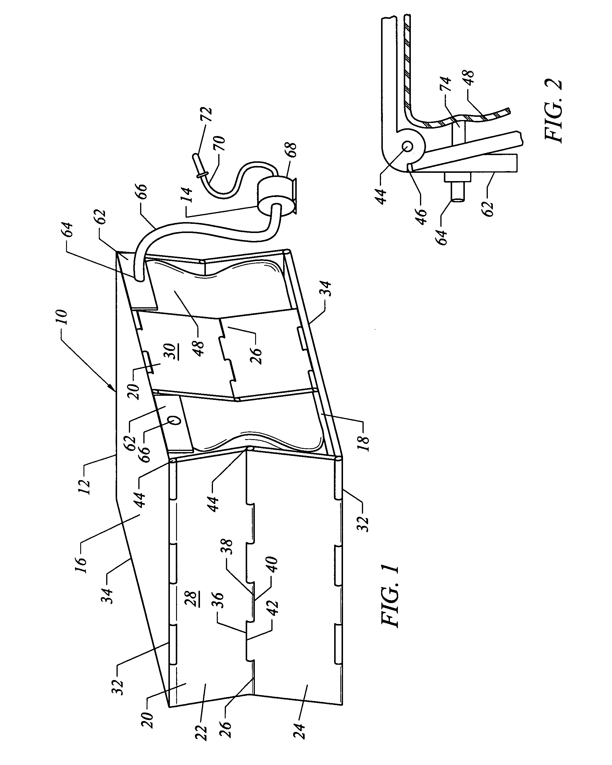 Pneumatic lift device