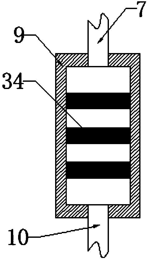 Environment-friendly chemical material stirring and drying device