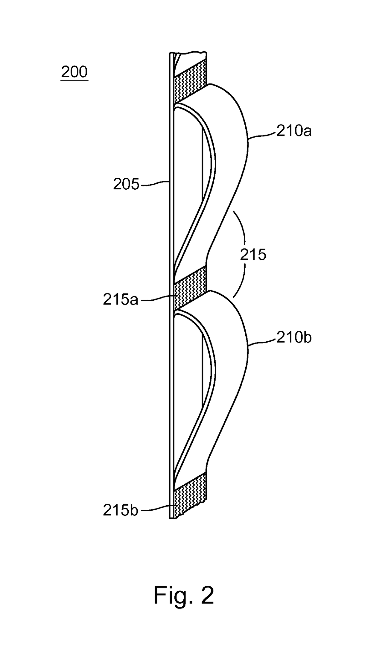 Single piece hammock strap with integral woven eyelets