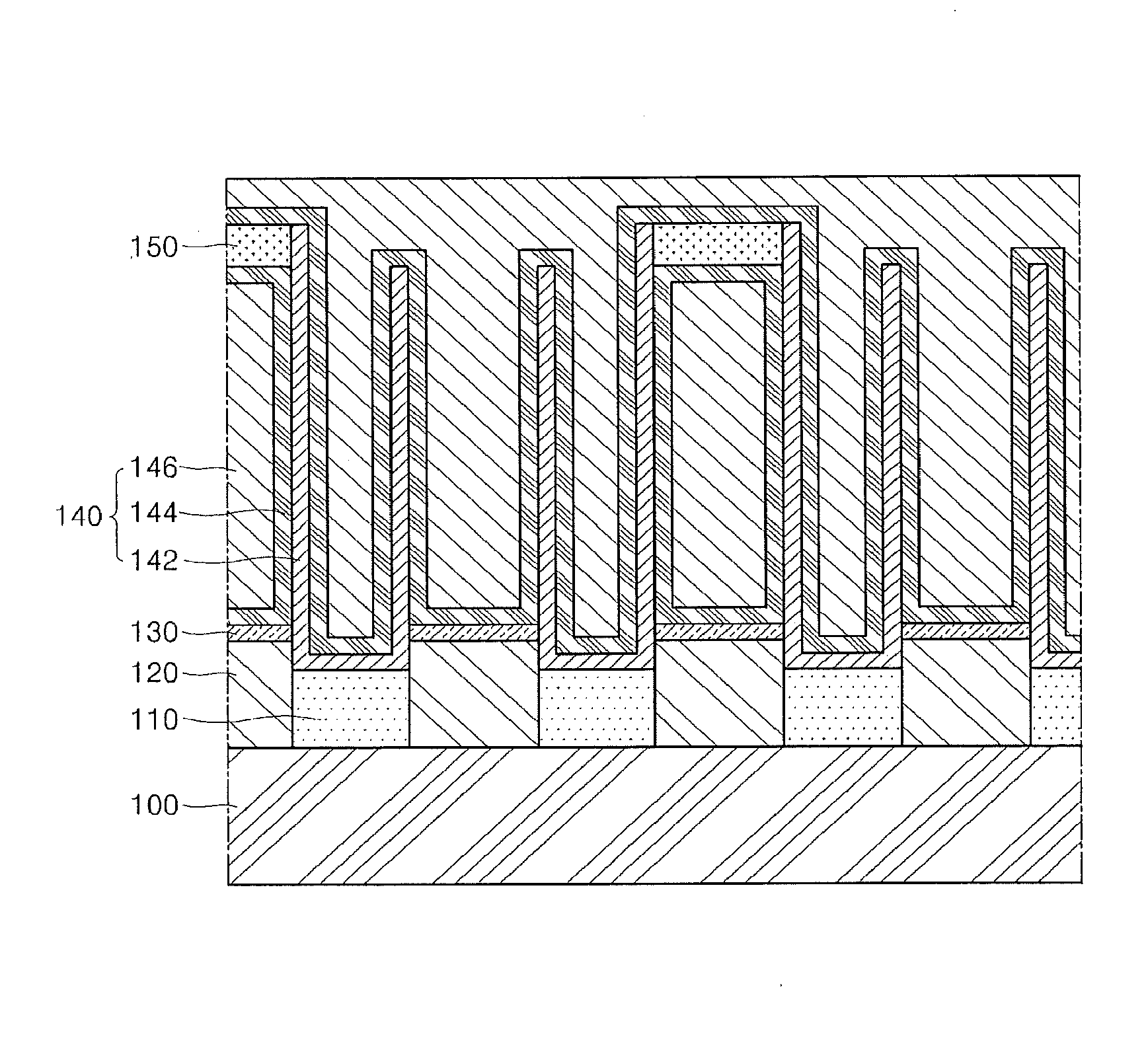 Semiconductor devices including capacitor support pads