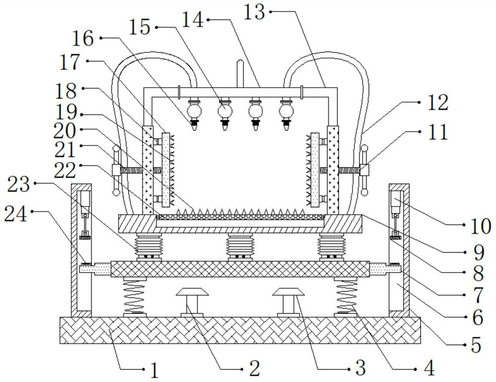 Dust removal device for electronic products