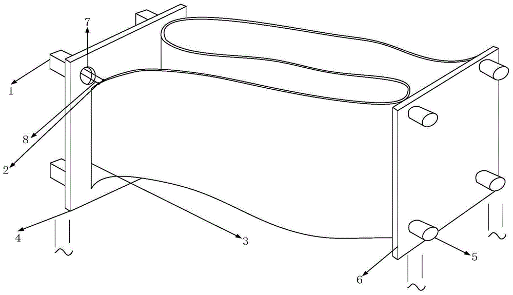 Terminal connection mechanism of low thermal potential scanning switch based on flexible circuit board