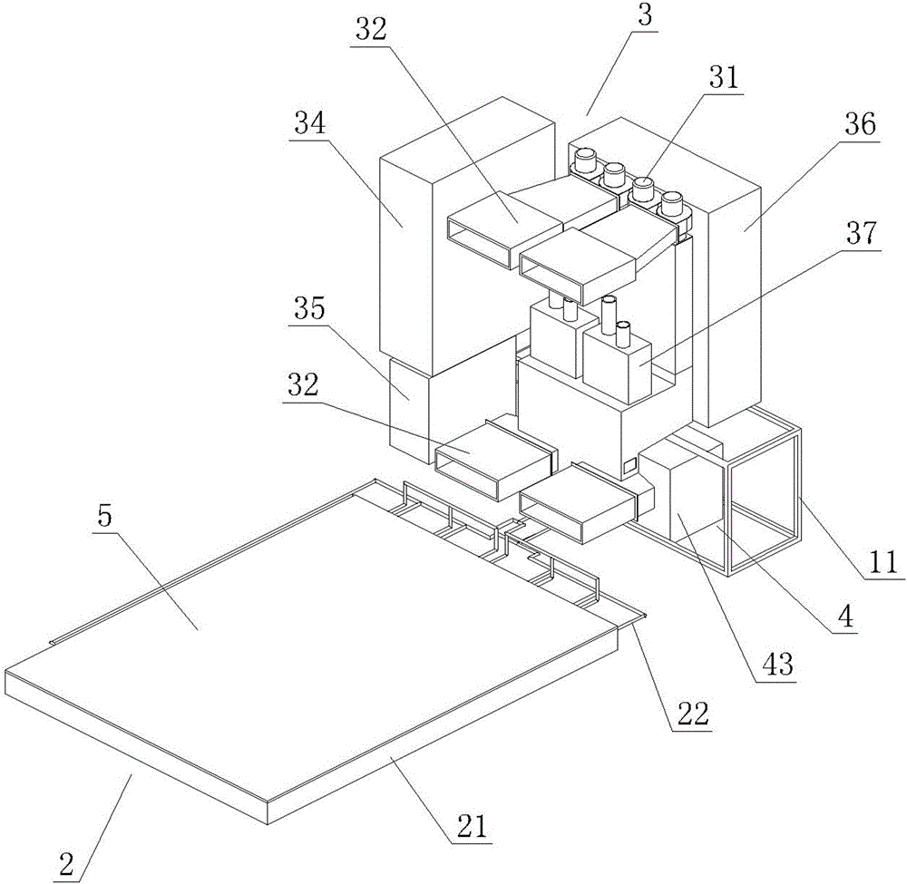 A geothermal floor test device