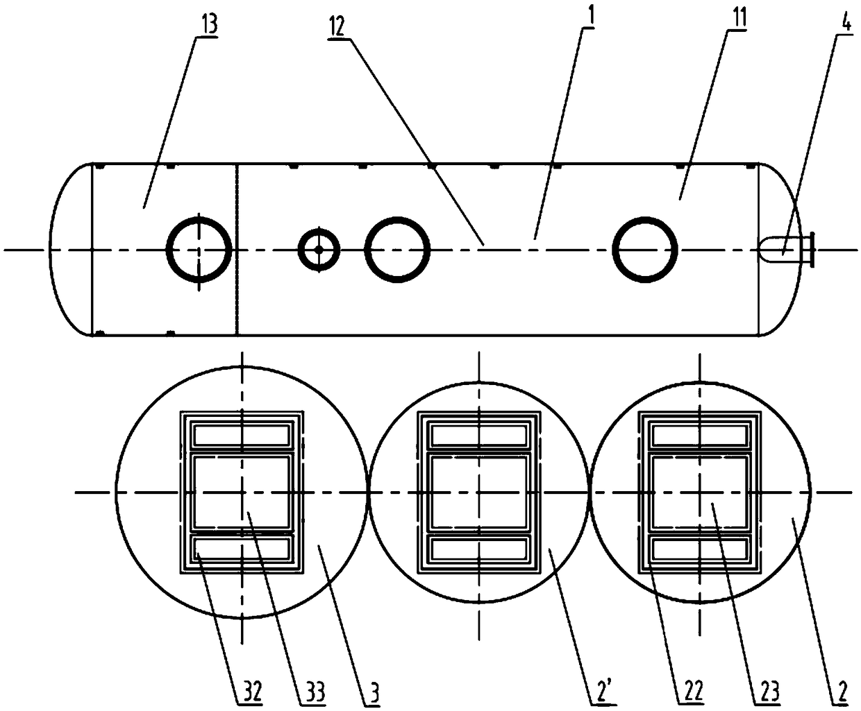 Biological membrane multistage reaction equipment