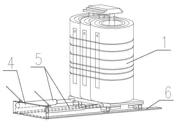 Method of positioning transformer in frequency converter cabinet