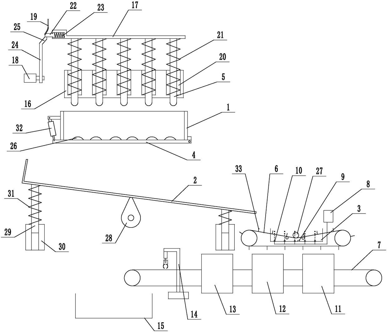 Thawing device for food detection and thawing method