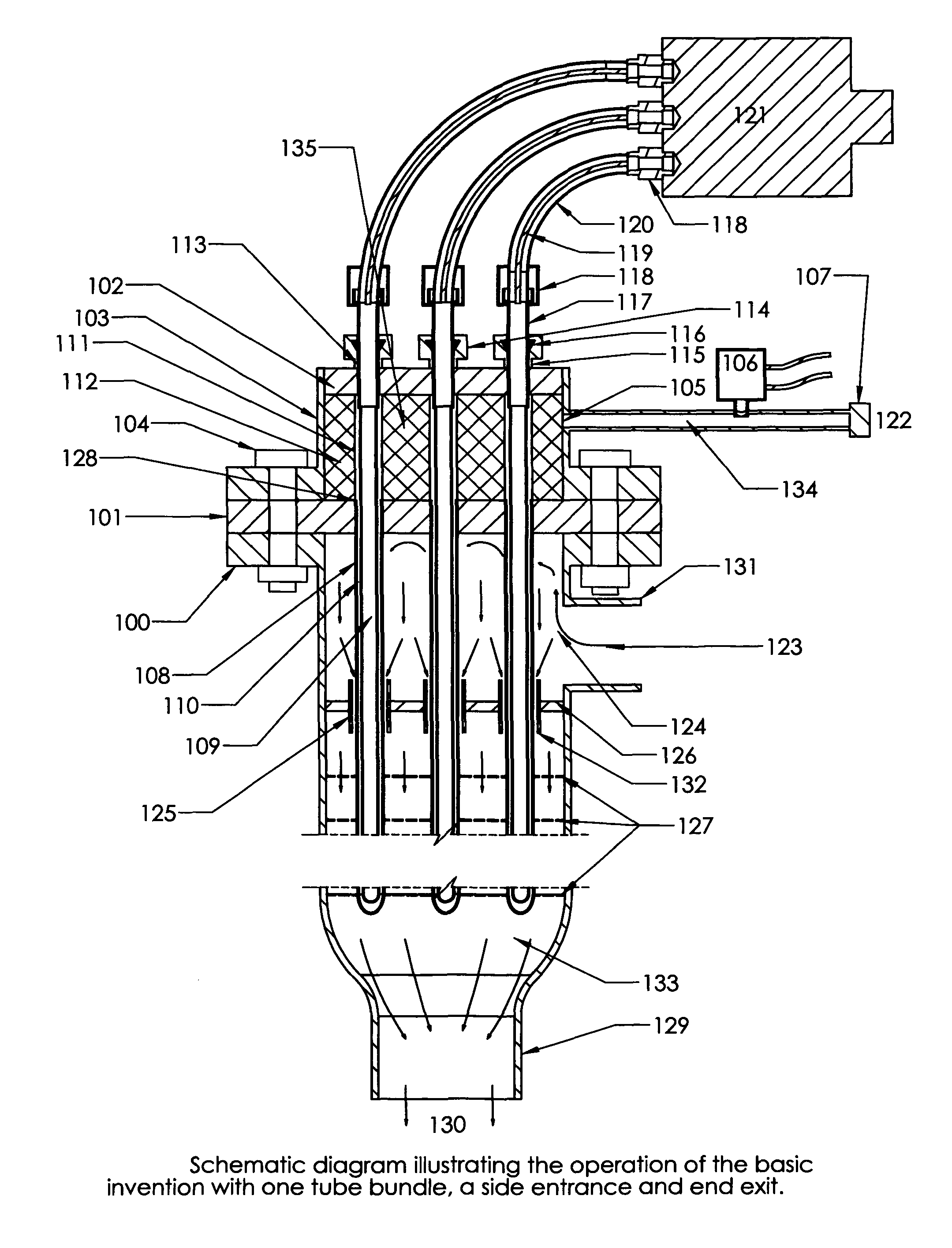 Dual wall axial flow electric heater for leak sensitive applications