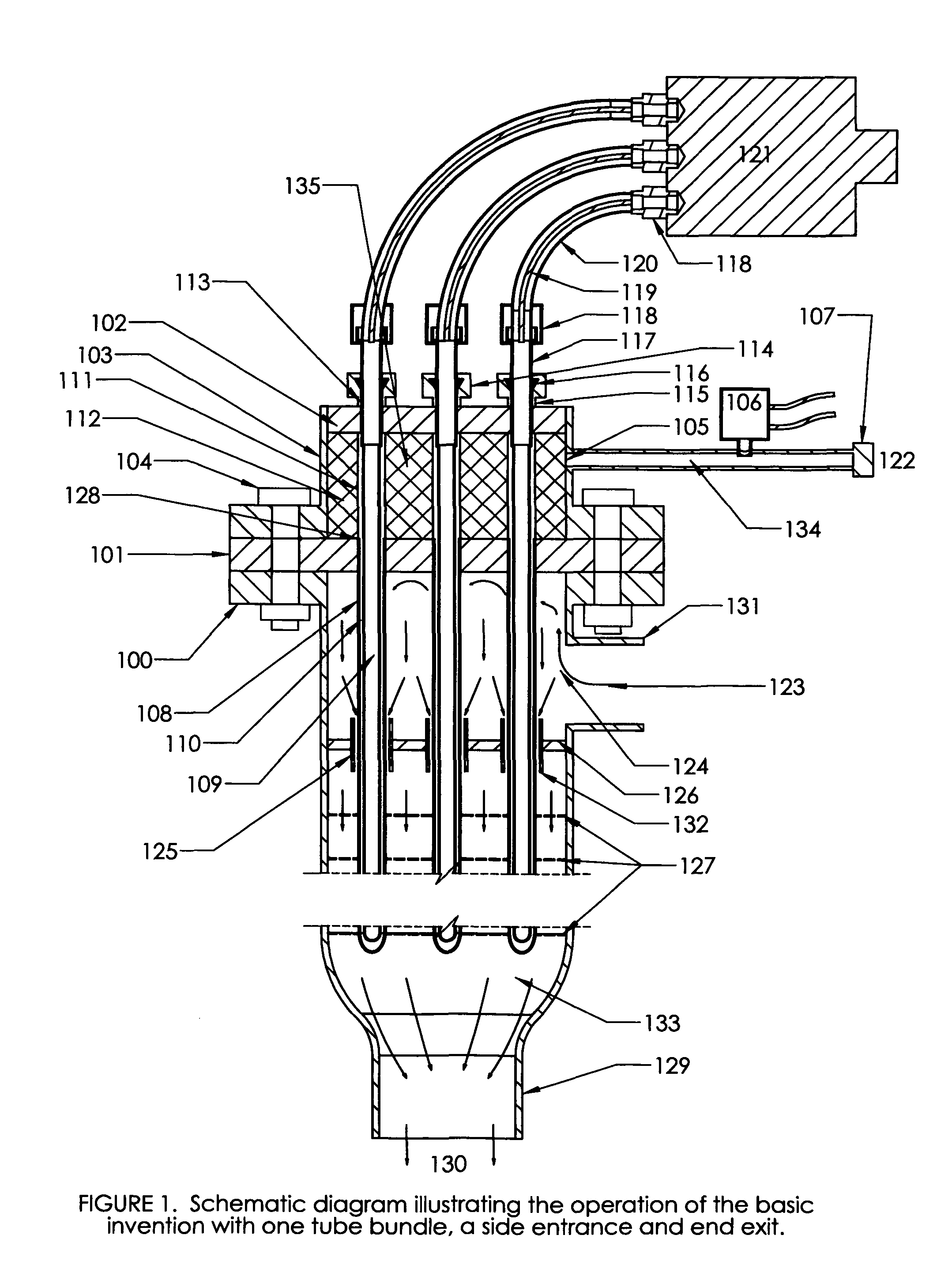 Dual wall axial flow electric heater for leak sensitive applications