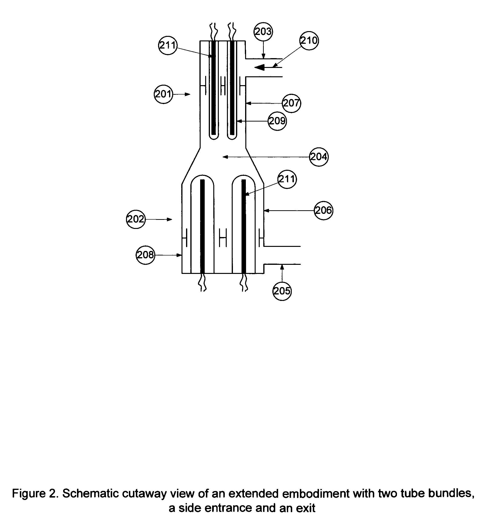 Dual wall axial flow electric heater for leak sensitive applications