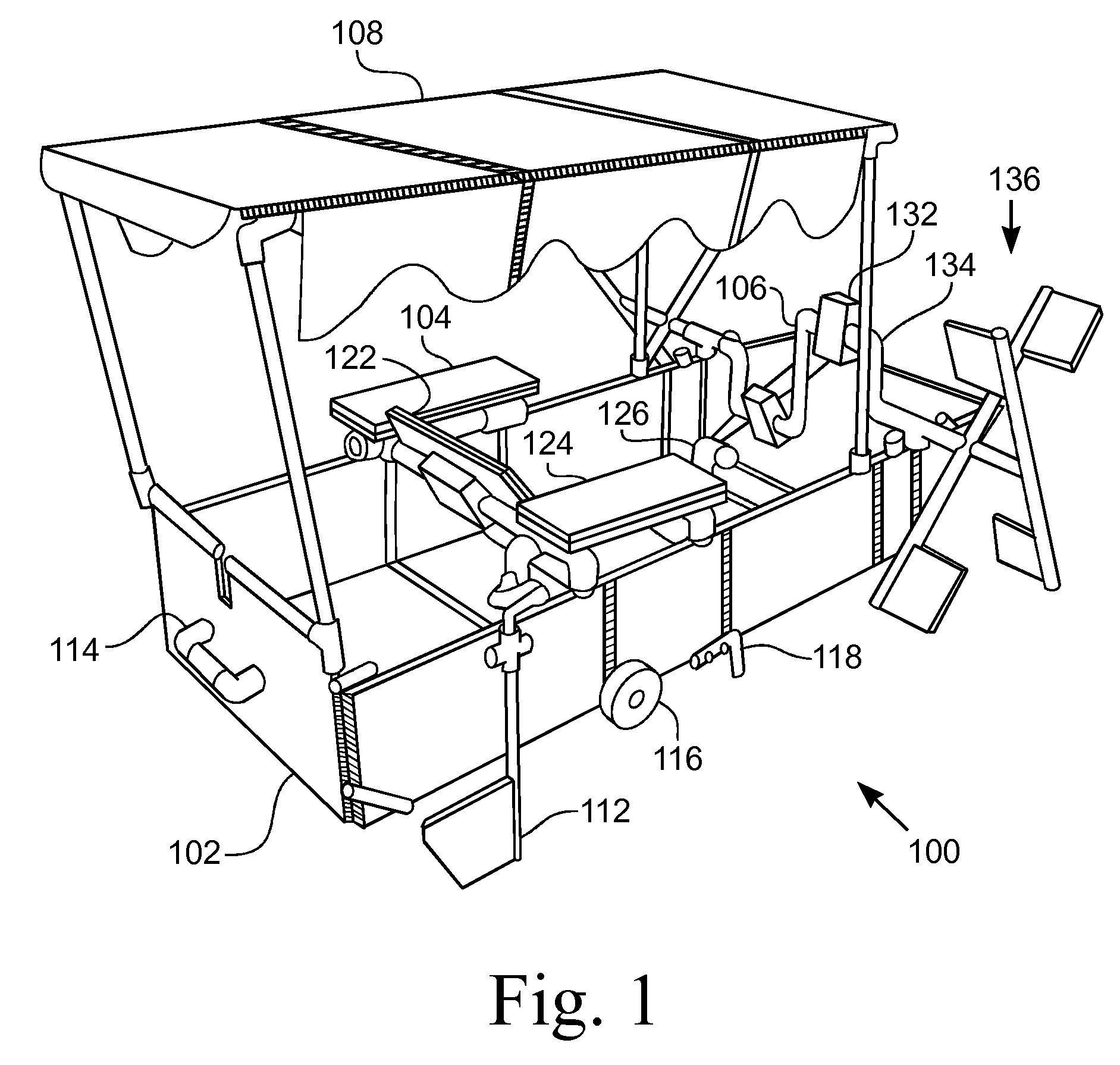 Boat foldable into a compact self-contained shape