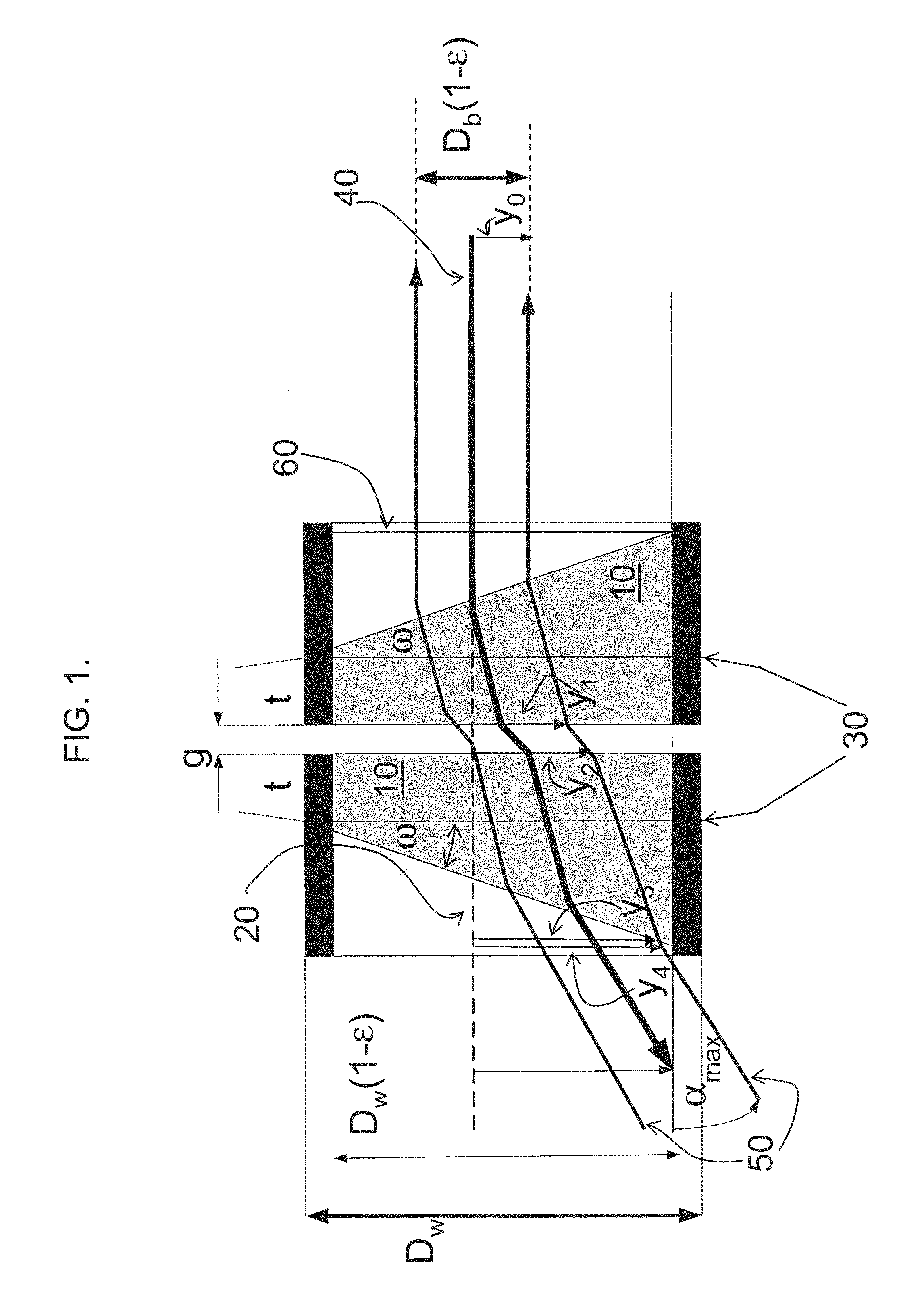 Telescope with a wide field of view internal optical scanner