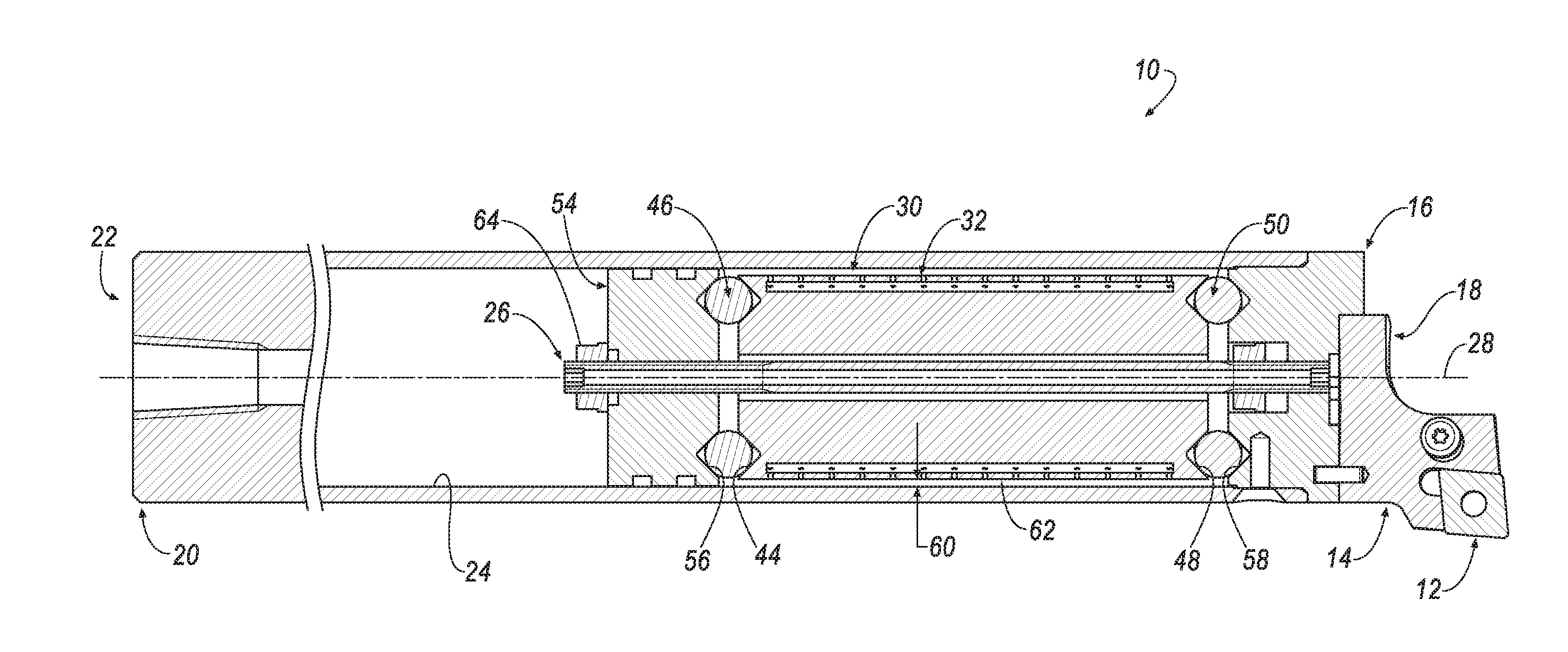 Toolholder with viscous fluid inertial mass damper