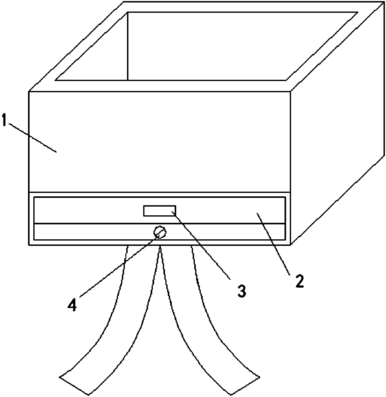 Domestic oil-water separation pool