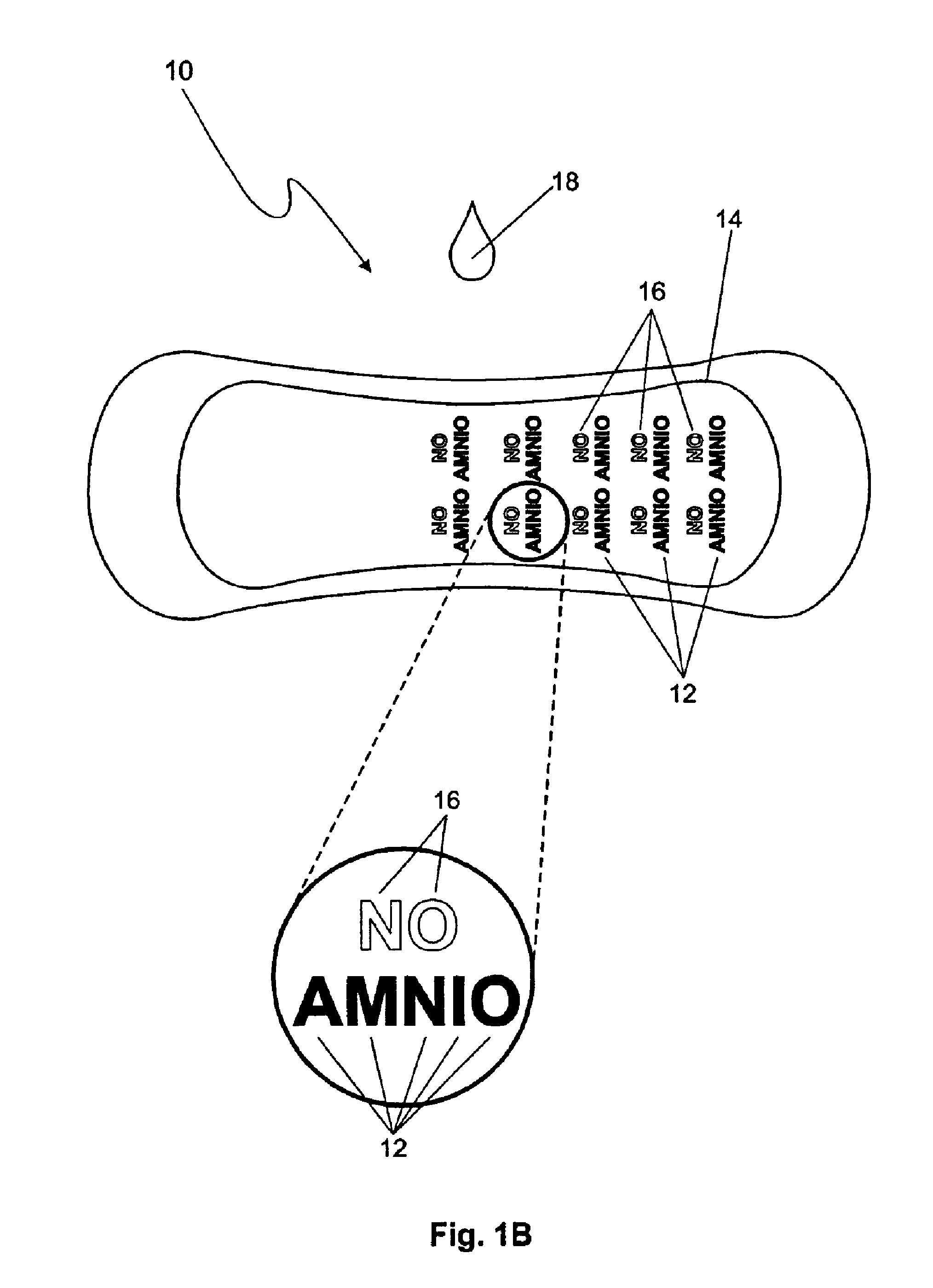 Diagnostic composition and article for monitoring intravaginal infections