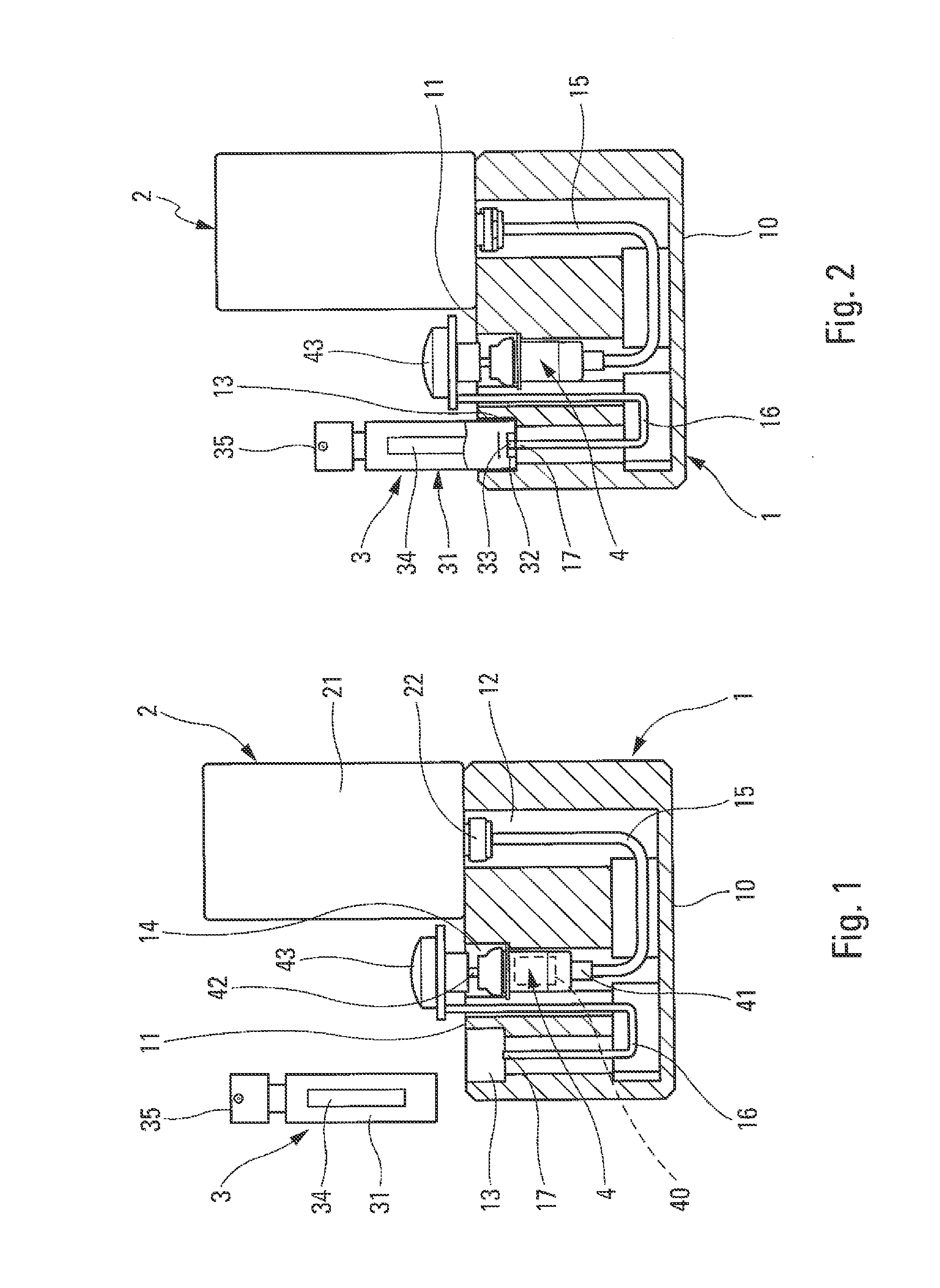 Filling system for filling a travel dispenser