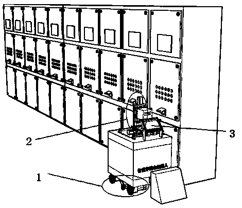 High-voltage power failure and transmission robot