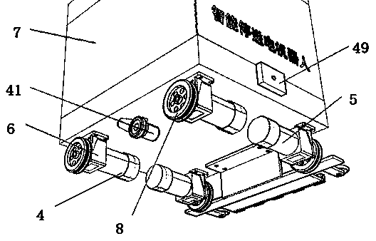 High-voltage power failure and transmission robot