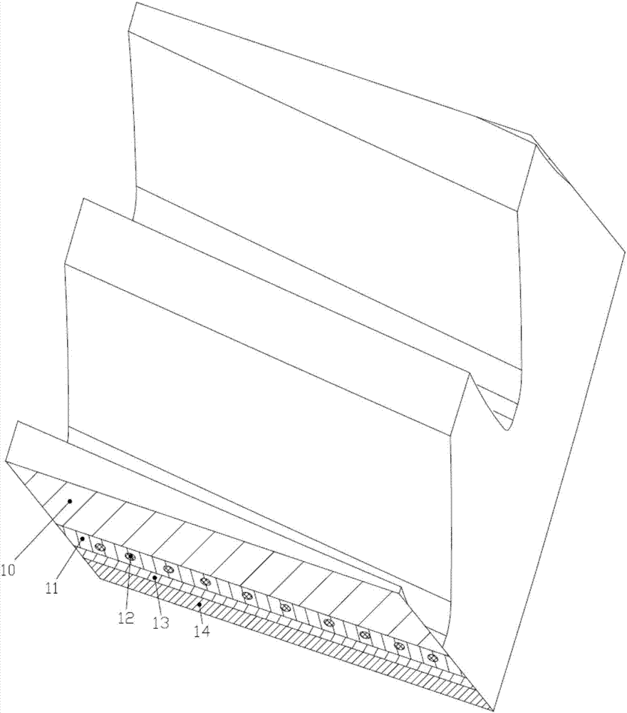 Production technology of oblique tooth-shaped edge-cut triangular belt