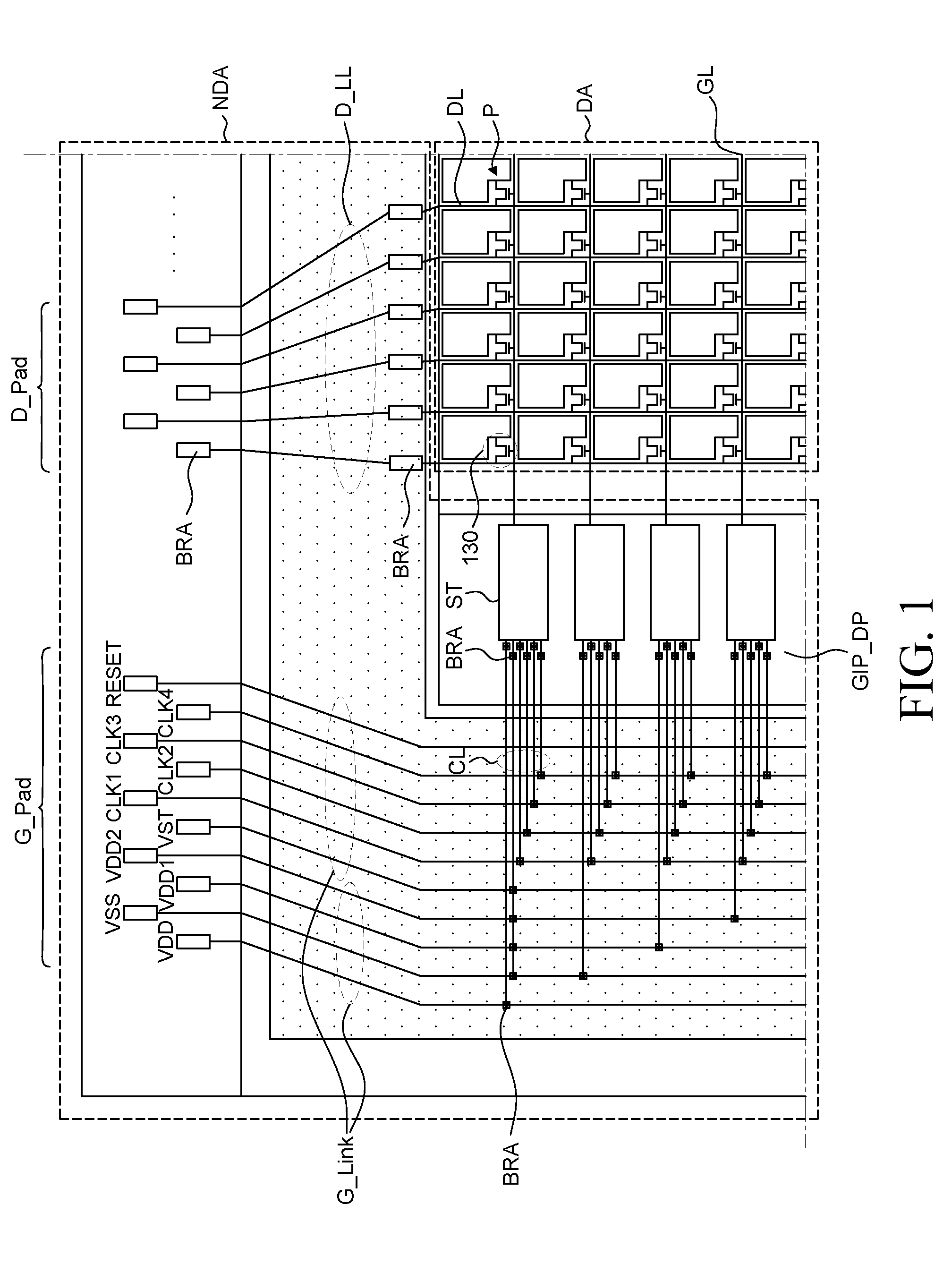 Narrow bezel display device