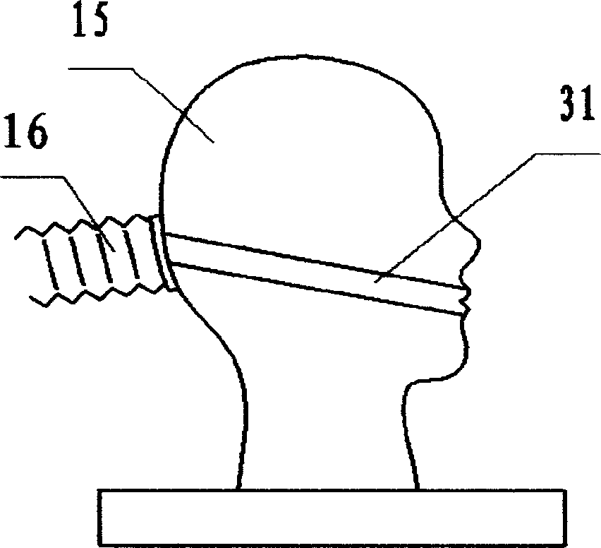 Testing device and inspecting method for low temperature transparency remaining of protective mask