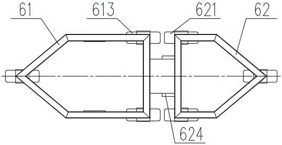 Reel irrigator provided with self-detaching and self-walking sprinkler wagon and use method of reel irrigator