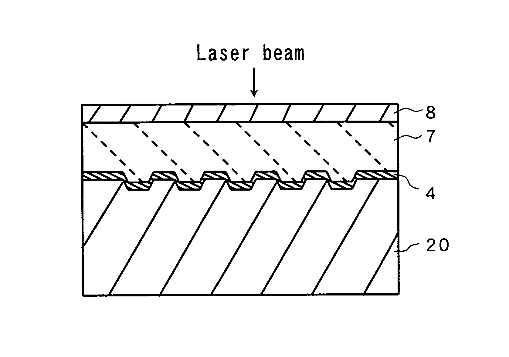 Hard coat agent composition and optical information medium using the same