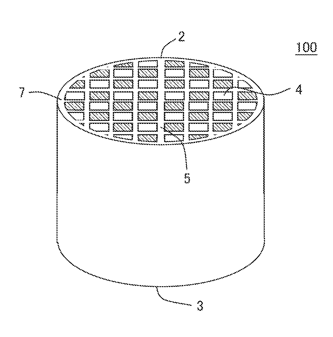 Honeycomb structure and honeycomb catalyst