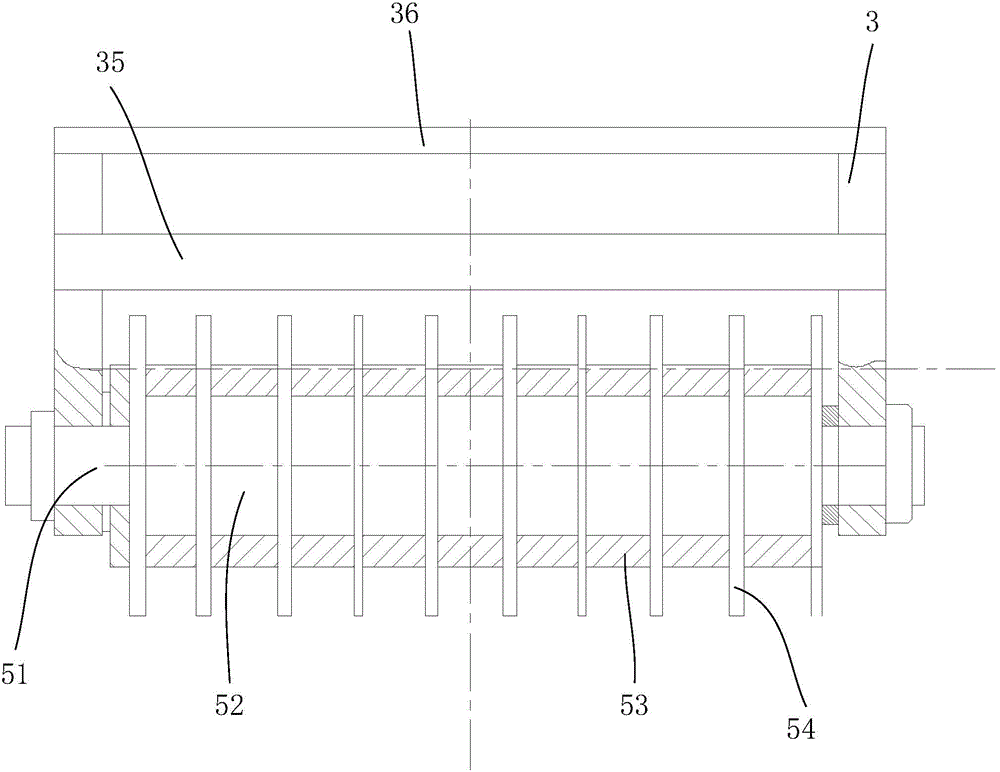 Belt pressing device of coiling machine