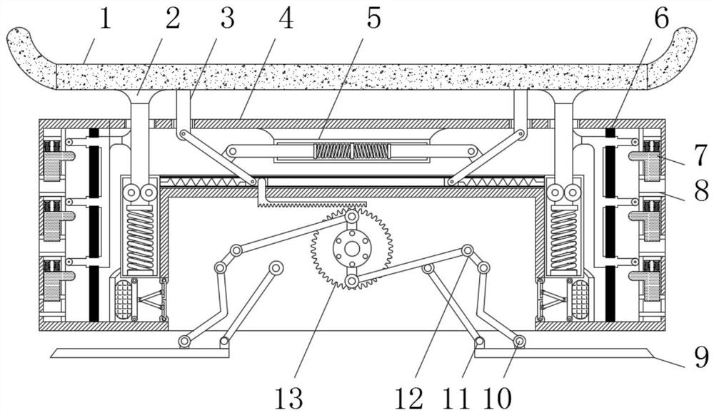 An outdoor led lighting device that adjusts the lighting mode according to the weather conditions