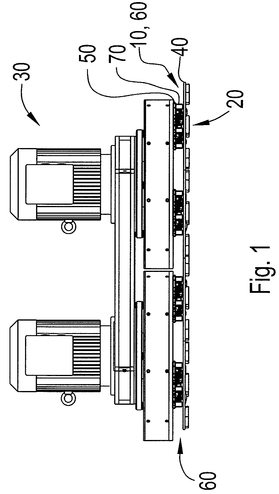 Grinding holder in a machining device