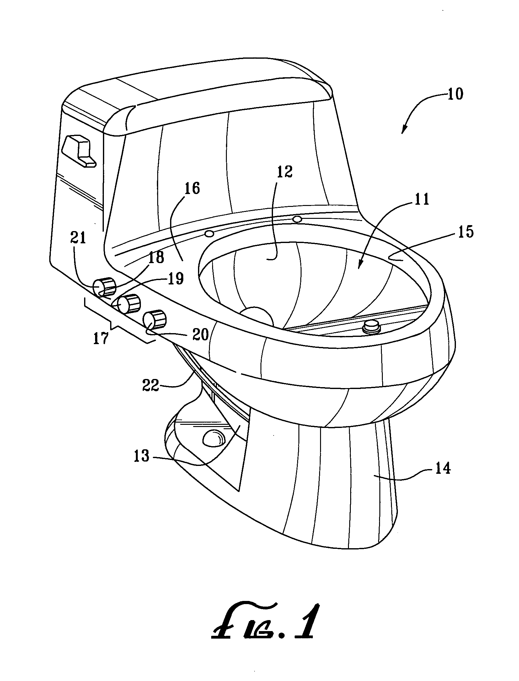 Combination toilet and bidet