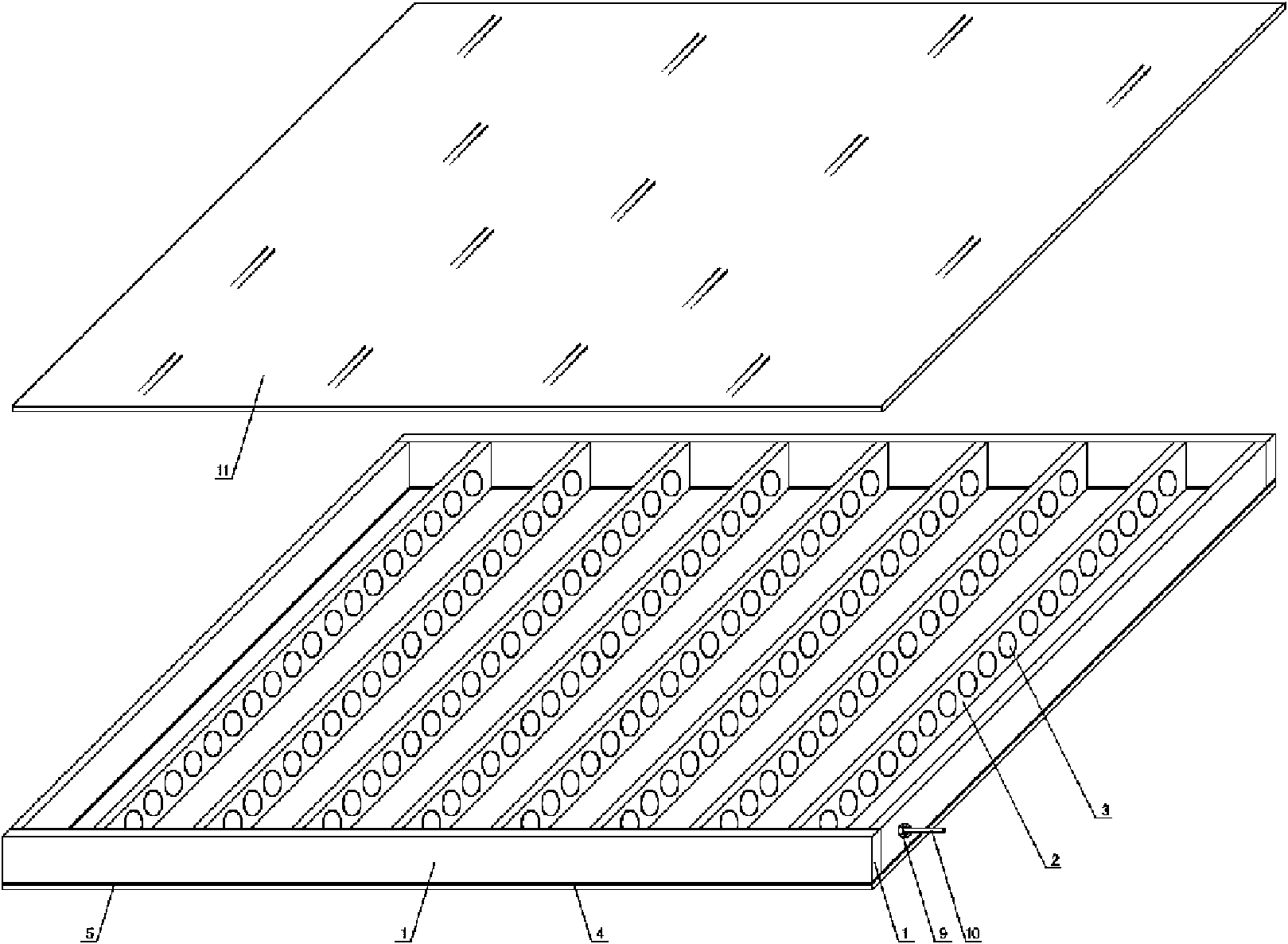 Laminated sheet glass curtain wall for regulating cavity vacuum degree for thermal insulation