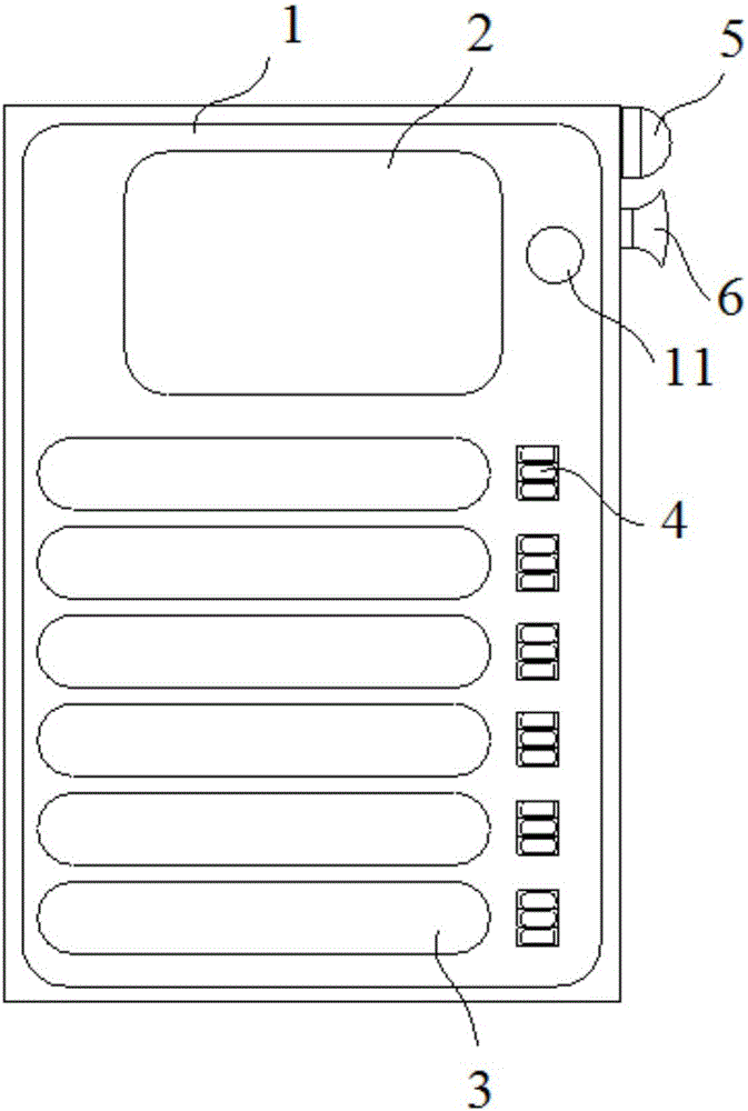 Electronic station board for buses