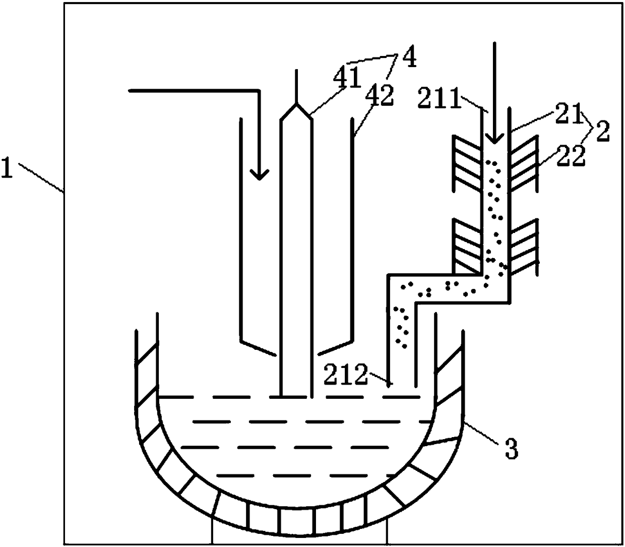 Monocrystalline silicon pulling furnace, and pulling method for growing monocrystalline silicon