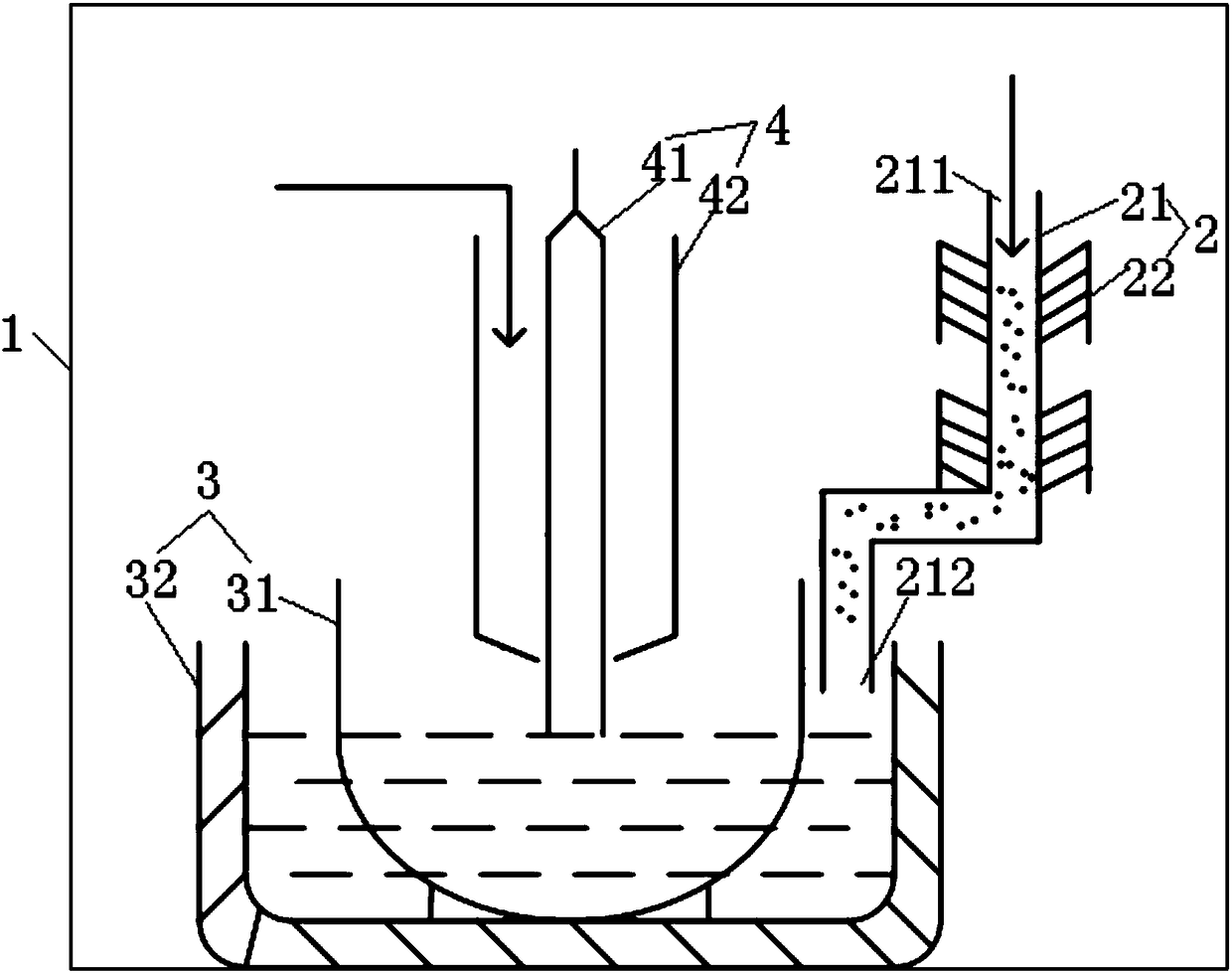 Monocrystalline silicon pulling furnace, and pulling method for growing monocrystalline silicon