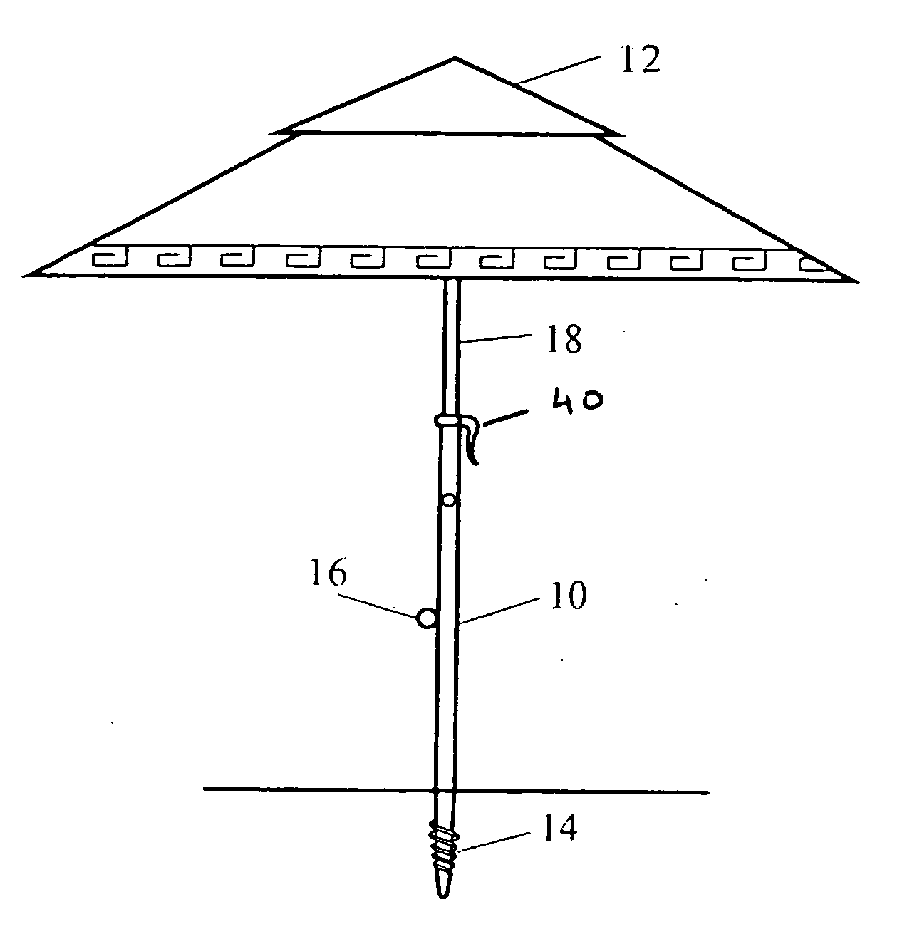 Beach umbrella