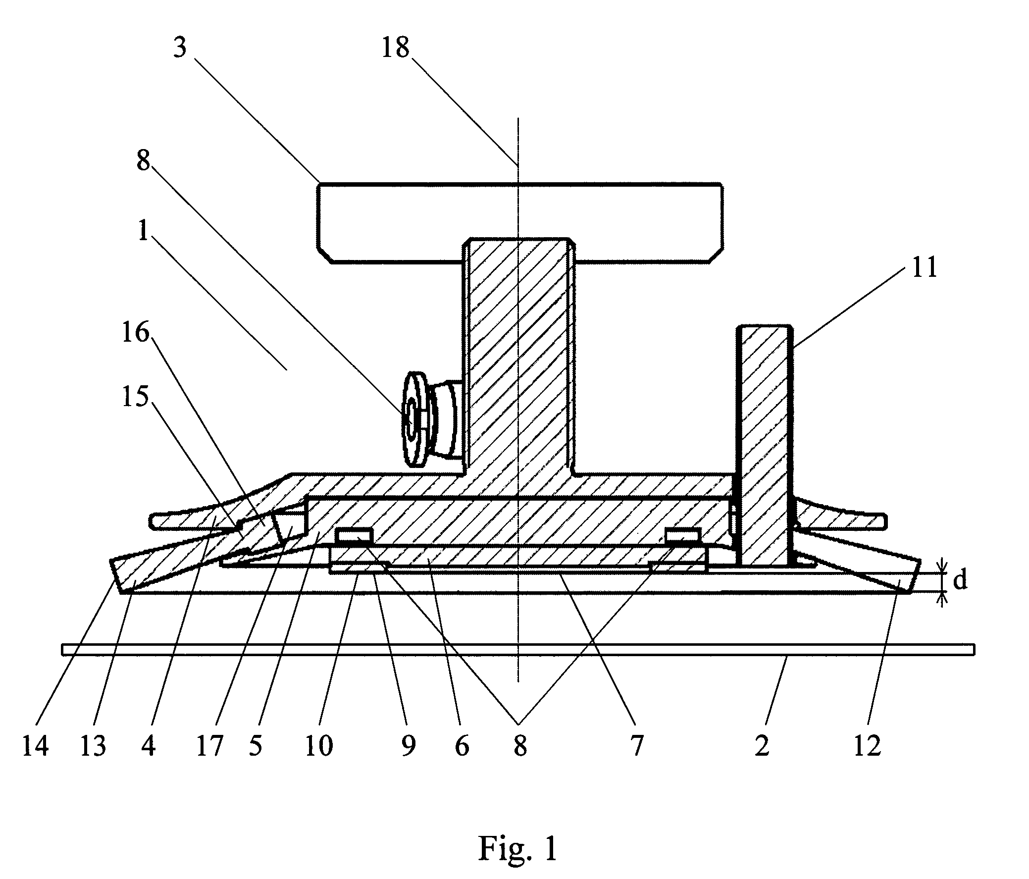 Gripper, in particular a Bernoulli gripper