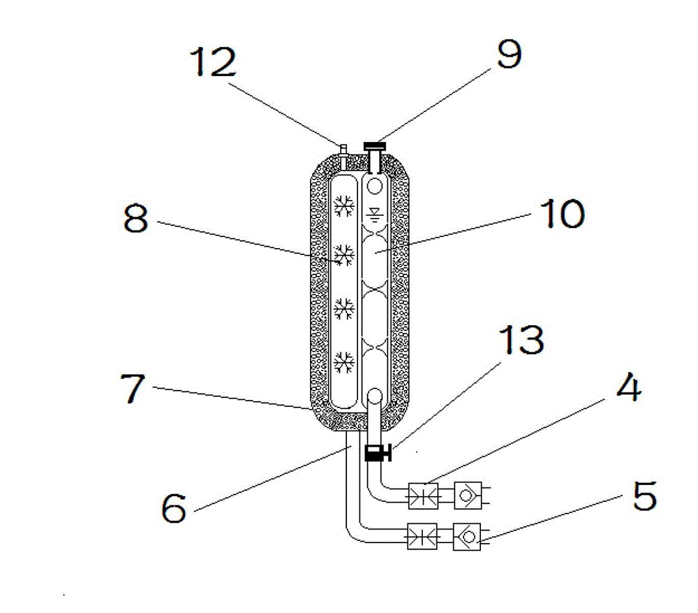 Cushion capable of automatically and circularly reducing temperature by liquid