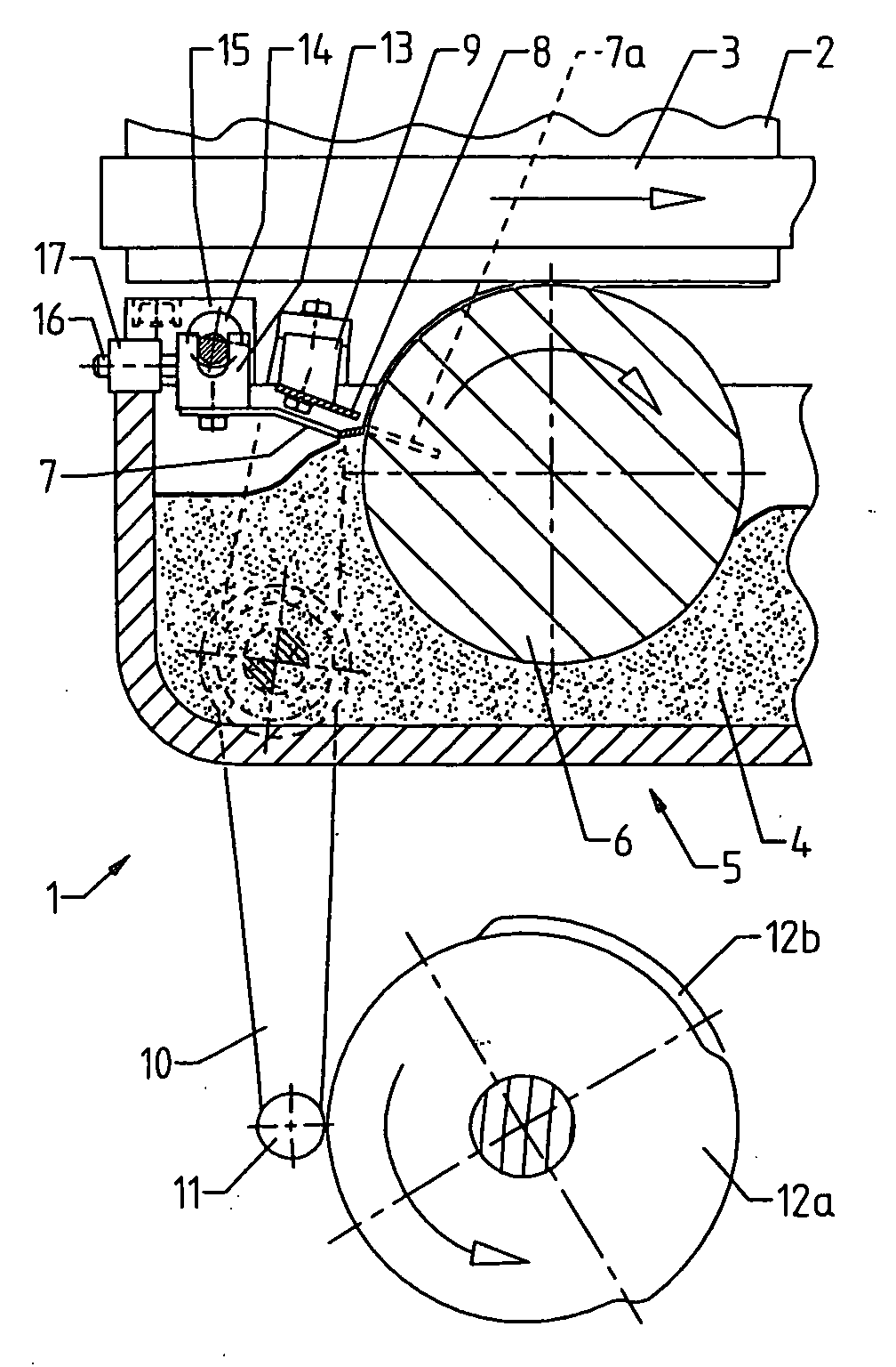 Device for applying glue onto book blocks